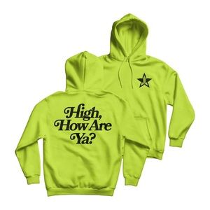 Jeffree Star hoodie 💚 high how are you?